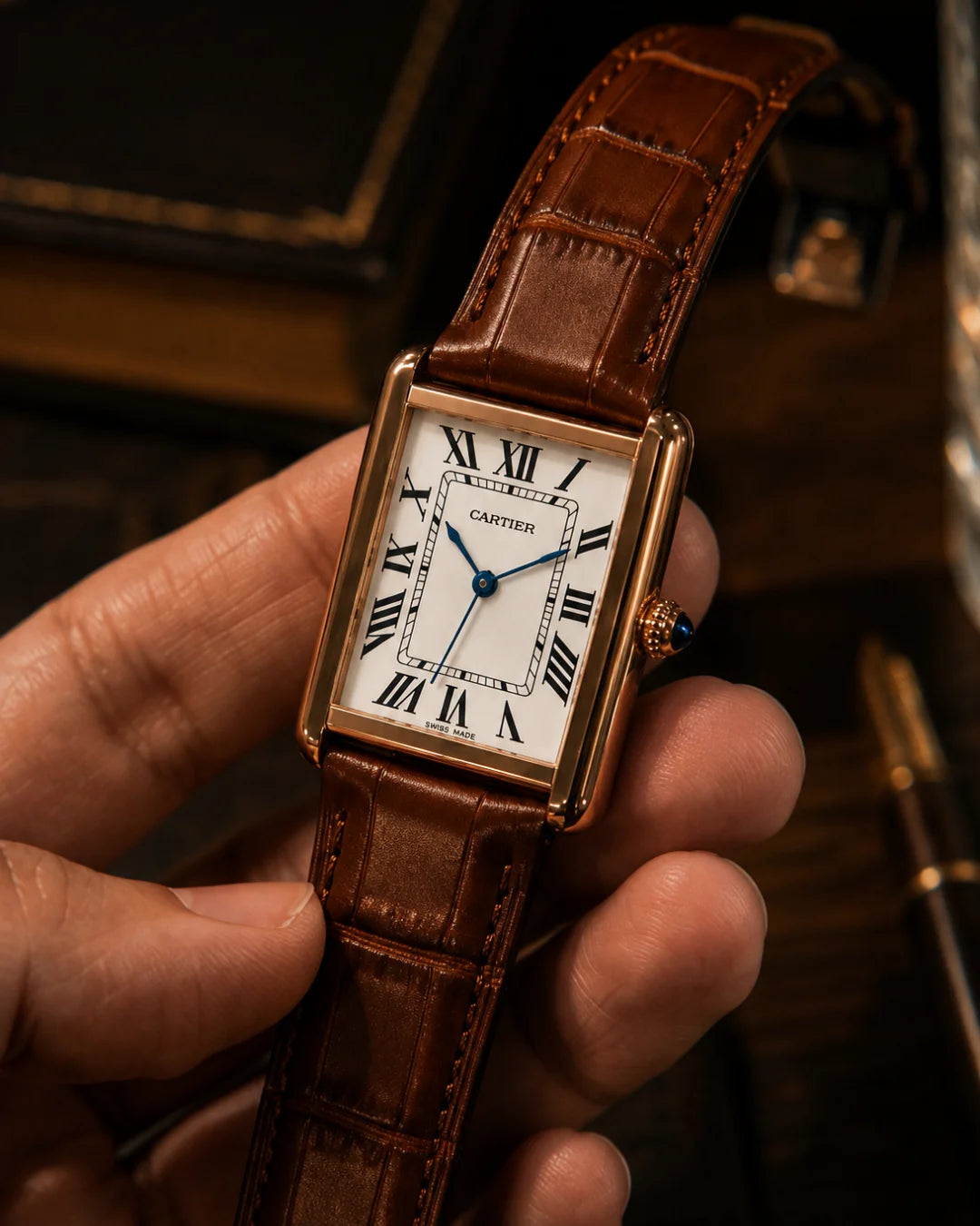 Cartier Tank Brown